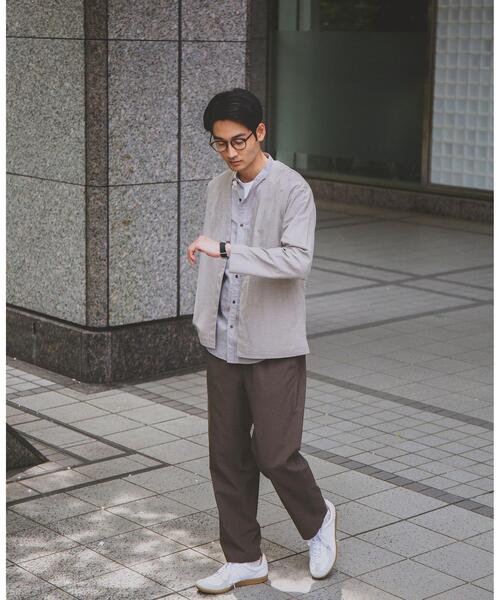 green label relaxing(グリーンレーベルリラクシング)の「ウールライク ストレッチ PLAY-PANTS パンツ -ウォッシャブル・防シワ・伸縮性-(その他パンツ・メンズ・ブラック/その他1/ナチュラル/ネイビー/ダークブラウン・XL/M/S/L)」の12枚目の写真