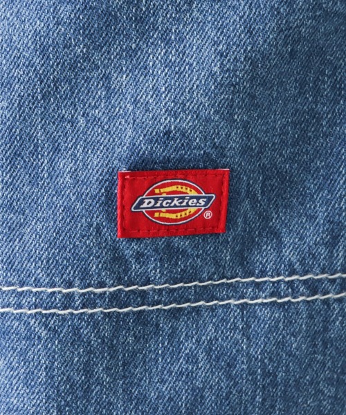 Dickies(ディッキーズ)の「Dickies ディッキーズ ジップオーバーオール(サロペット/オーバーオール・メンズ・ワンウォッシュ/ライトブルー/カーキ・L/M/XL)」の15枚目の写真