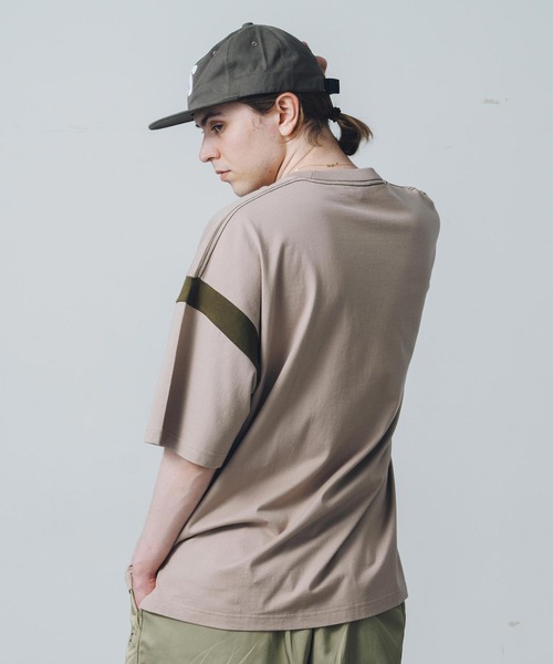 SILAS（サイラス）の「S/S BICOLOR TEE　サイラスバイカラー半袖Tシャツ（Tシャツ/カットソー・メンズ・ブラック/ホワイト/ベージュ・L/M/XL）」の7枚目の写真