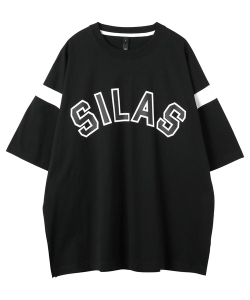SILAS（サイラス）の「S/S BICOLOR TEE　サイラスバイカラー半袖Tシャツ（Tシャツ/カットソー・メンズ・ブラック/ホワイト/ベージュ・L/M/XL）」の8枚目の写真