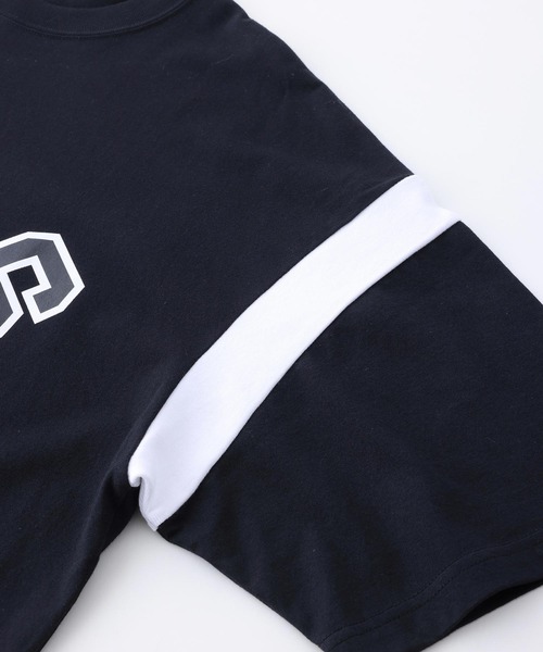 SILAS（サイラス）の「S/S BICOLOR TEE　サイラスバイカラー半袖Tシャツ（Tシャツ/カットソー・メンズ・ブラック/ホワイト/ベージュ・L/M/XL）」の14枚目の写真