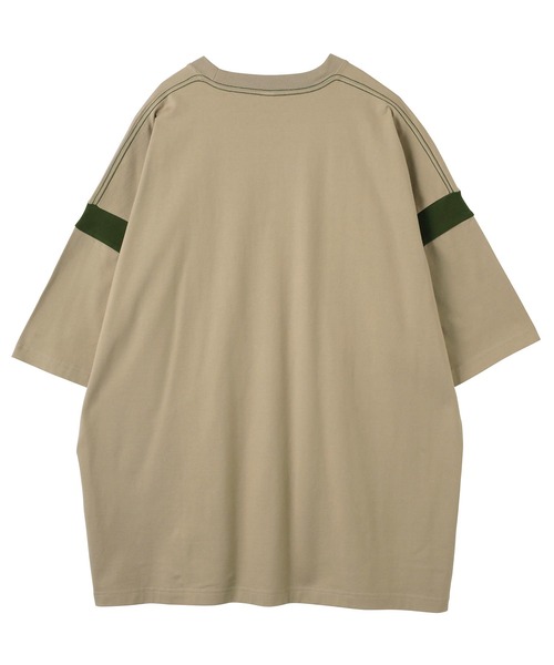 SILAS（サイラス）の「S/S BICOLOR TEE　サイラスバイカラー半袖Tシャツ（Tシャツ/カットソー・メンズ・ブラック/ホワイト/ベージュ・L/M/XL）」の17枚目の写真