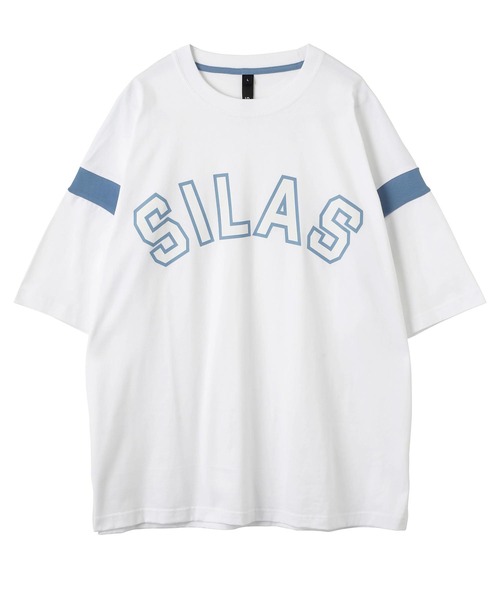 SILAS（サイラス）の「S/S BICOLOR TEE　サイラスバイカラー半袖Tシャツ（Tシャツ/カットソー・メンズ・ブラック/ホワイト/ベージュ・L/M/XL）」の18枚目の写真