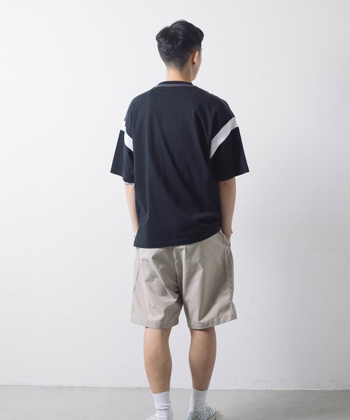 SILAS（サイラス）の「S/S BICOLOR TEE　サイラスバイカラー半袖Tシャツ（Tシャツ/カットソー・メンズ・ブラック/ホワイト/ベージュ・L/M/XL）」の20枚目の写真