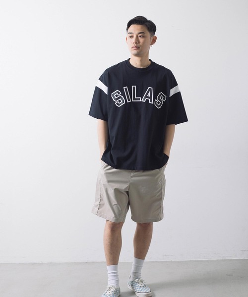 SILAS（サイラス）の「S/S BICOLOR TEE　サイラスバイカラー半袖Tシャツ（Tシャツ/カットソー・メンズ・ブラック/ホワイト/ベージュ・L/M/XL）」の21枚目の写真