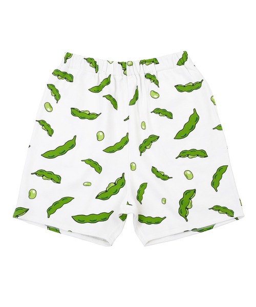 PUNYUS（プニュズ）の「フード総柄スウェットショーパン(NINJIN・LEMON・EDAMAME)（スウェットパンツ・レディース・イエロー/グリーン/オレンジ・1/2/4/3）」の17枚目の写真