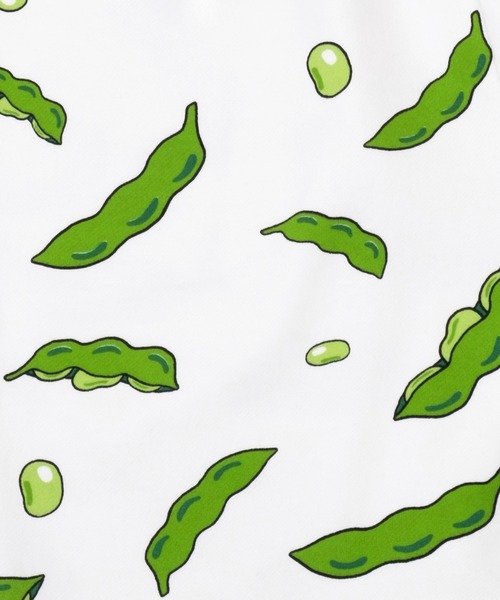 PUNYUS（プニュズ）の「フード総柄スウェットショーパン(NINJIN・LEMON・EDAMAME)（スウェットパンツ・レディース・イエロー/グリーン/オレンジ・1/2/4/3）」の18枚目の写真