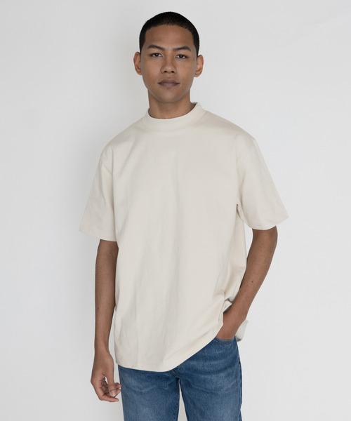 LEVI’S MADE&CRAFTED◆半袖シャツ/XS/コットン/YLW/A2101-0000 セール】LEVI'S(R) MADE&CRAFTED(R) モックネックTシャツ