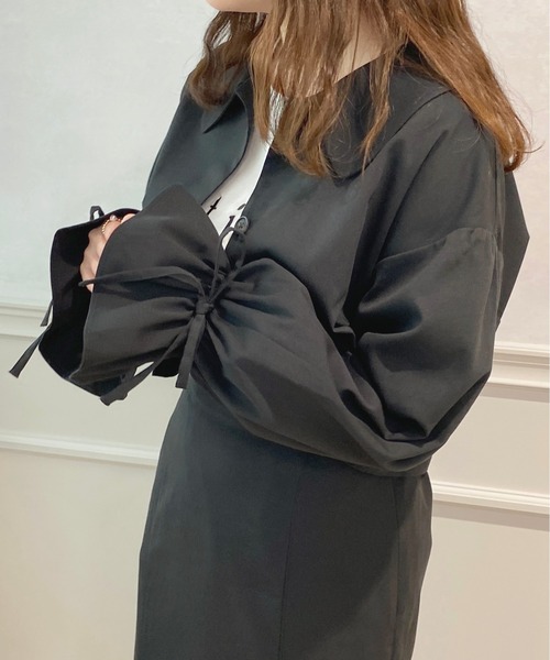 apres jour（アプレジュール）の「【セットアップ可能】アソートショートジャケット【ZOZOTOWN限定アイテム】（テーラードジャケット・レディース・ピンクベージュ/ブラウン系その他/ブラック系その他/ブラック/ベージュ・X-LARGE/フリー）」の13枚目の写真