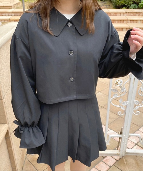 apres jour（アプレジュール）の「【セットアップ可能】アソートショートジャケット【ZOZOTOWN限定アイテム】（テーラードジャケット・レディース・ピンクベージュ/ブラウン系その他/ブラック系その他/ブラック/ベージュ・X-LARGE/フリー）」の16枚目の写真