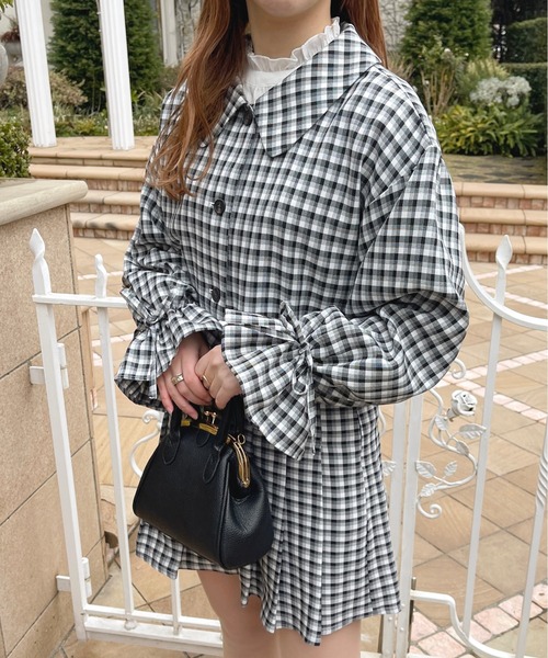 apres jour（アプレジュール）の「【セットアップ可能】アソートショートジャケット【ZOZOTOWN限定アイテム】（テーラードジャケット・レディース・ピンクベージュ/ブラウン系その他/ブラック系その他/ブラック/ベージュ・X-LARGE/フリー）」の6枚目の写真