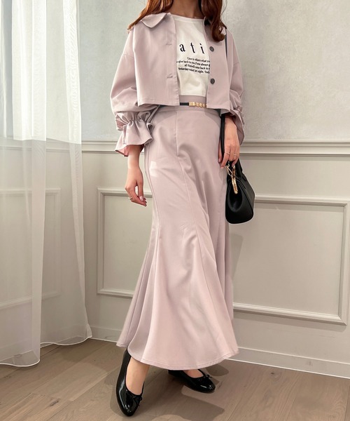 apres jour（アプレジュール）の「【セットアップ可能】アソートショートジャケット【ZOZOTOWN限定アイテム】（テーラードジャケット・レディース・ピンクベージュ/ブラウン系その他/ブラック系その他/ブラック/ベージュ・X-LARGE/フリー）」の8枚目の写真