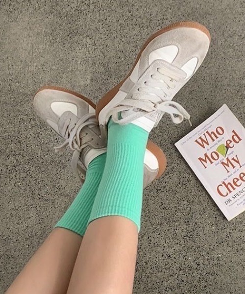 MANGROVE（マングローブ）の「ジャーマントレーナースニーカー（スニーカー・レディース・ホワイト・SMALL/MEDIUM/LARGE）」の8枚目の写真