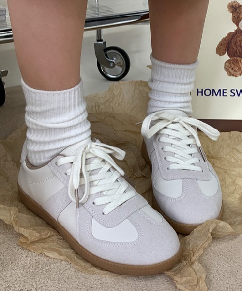 MANGROVE（マングローブ）の「ジャーマントレーナースニーカー（スニーカー・レディース・ホワイト・SMALL/MEDIUM/LARGE）」の7枚目の写真