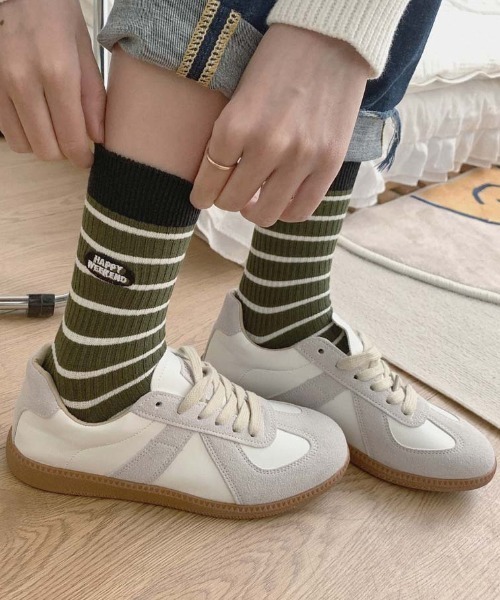 MANGROVE（マングローブ）の「ジャーマントレーナースニーカー（スニーカー・レディース・ホワイト・SMALL/MEDIUM/LARGE）」の13枚目の写真