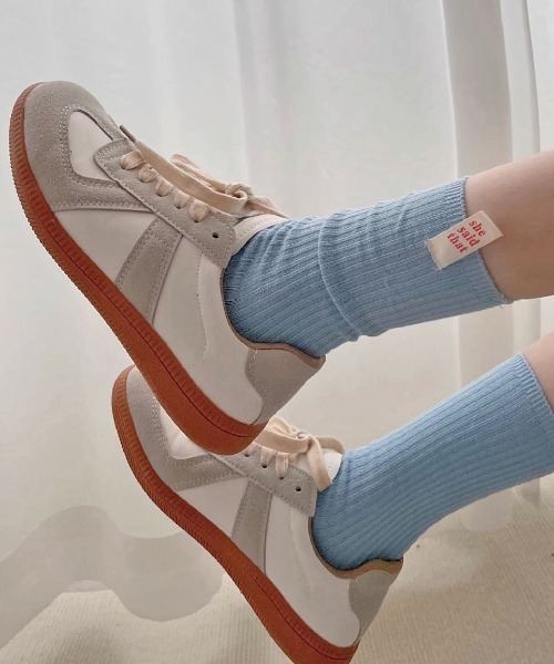 MANGROVE（マングローブ）の「ジャーマントレーナースニーカー（スニーカー・レディース・ホワイト・SMALL/MEDIUM/LARGE）」の12枚目の写真