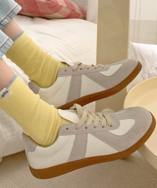 MANGROVE（マングローブ）の「ジャーマントレーナースニーカー（スニーカー・レディース・ホワイト・SMALL/MEDIUM/LARGE）」の11枚目の写真