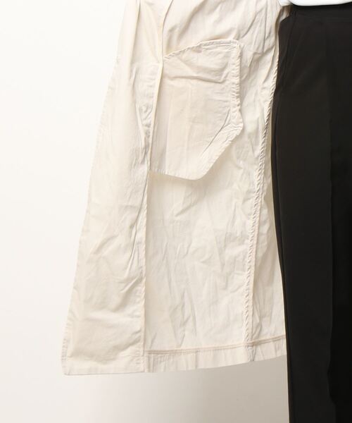 Samansa Mos2（サマンサ モスモス）の「ステンカラーロングコート（ステンカラーコート・レディース・オフホワイト/カーキ/ブルー/ベージュ・ﾌﾘ-）」の7枚目の写真