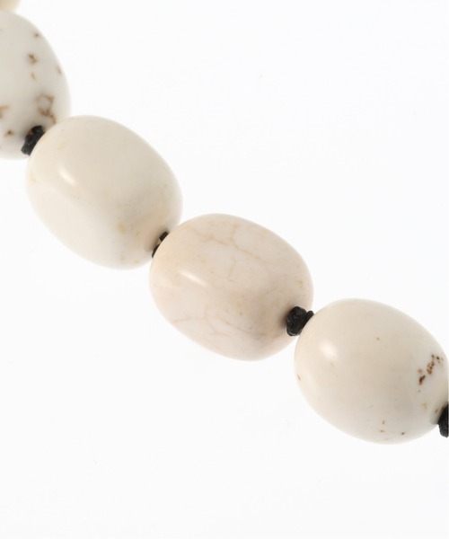 Sympathy of Soul（シンパシーオブソウル）の「【SYMPATHY OF SOUL/シンパシーオブソウル】Magnsite Tumble Necklac：ネックレス（ネックレス・レディース・ホワイト・FREE）」の6枚目の写真