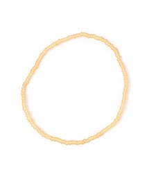 22ビーズゴムブレス