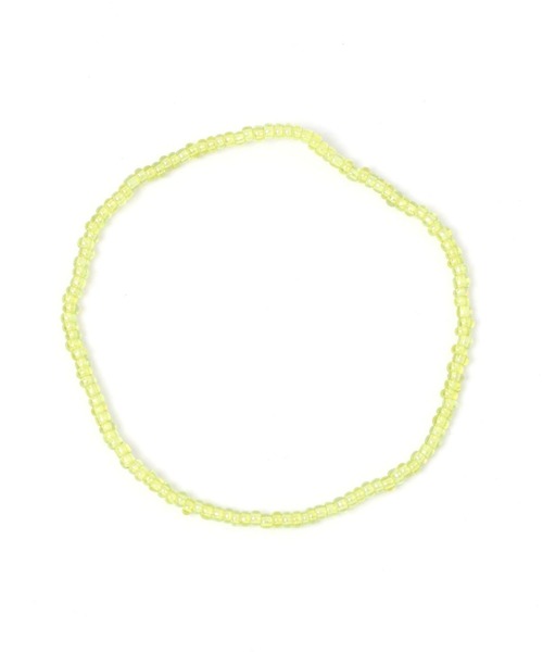 studio CLIP（スタディオクリップ）の「22ビーズゴムブレス（ヘアゴム・レディース・パープル/その他2/その他3/グレー/グリーン/その他1/ブルー/イエロー・FREE）」の3枚目の写真