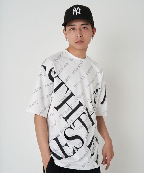 JACKROSE(ジャックローズ)の「JE-ベア天・メタルクロスロゴーSSTEE(Tシャツ/カットソー・メンズ・ホワイト/ブラック・M/L)」の2枚目の写真