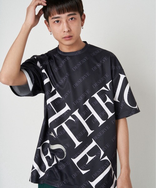 JACKROSE(ジャックローズ)の「JE-ベア天・メタルクロスロゴーSSTEE(Tシャツ/カットソー・メンズ・ホワイト/ブラック・M/L)」の1枚目の写真