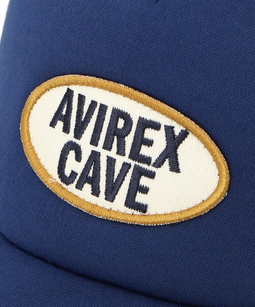 AVIREX（アヴィレックス）の「ワッペン メッシュ キャップ / WAPPEN MESH CAP / アヴィレックス / AVIREX（ハット・メンズ・ブラック/コーラル/ネイビー・FREE）」の7枚目の写真
