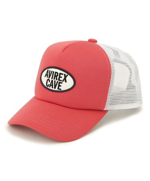 AVIREX（アヴィレックス）の「ワッペン メッシュ キャップ / WAPPEN MESH CAP / アヴィレックス / AVIREX（ハット・メンズ・ブラック/コーラル/ネイビー・FREE）」の12枚目の写真