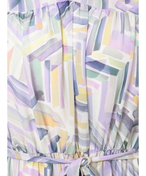 dazzlin(ダズリン)の「サンセットジオメトリックティアードワンピース(ワンピース・レディース・グリーン/パープル/ベージュ・FREE)」の20枚目の写真