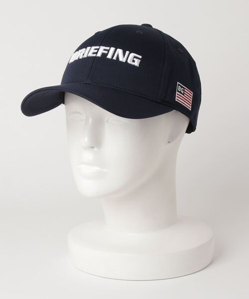 BRIEFING(ブリーフィング)の「【ブリーフィングゴルフ】MENS BASIC CAP/メンズベーシックキャップ(キャップ・メンズ・ホワイト/ブラック/ネイビー/オリーブ・FREE)」の4枚目の写真