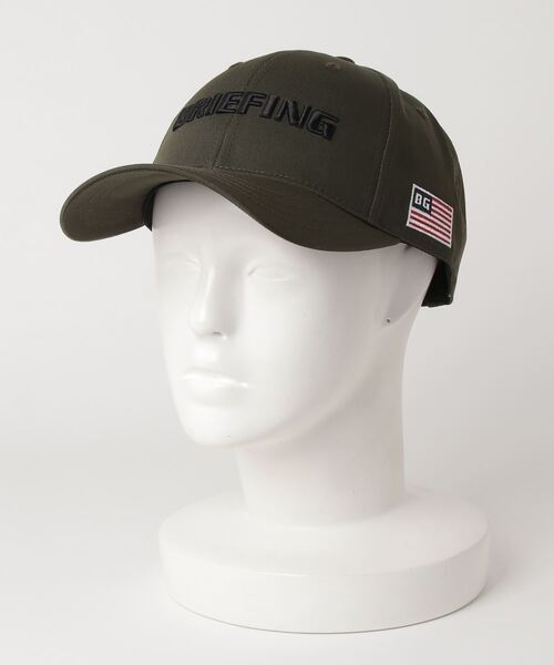 BRIEFING(ブリーフィング)の「【ブリーフィングゴルフ】MENS BASIC CAP/メンズベーシックキャップ(キャップ・メンズ・ホワイト/ブラック/ネイビー/オリーブ・FREE)」の3枚目の写真