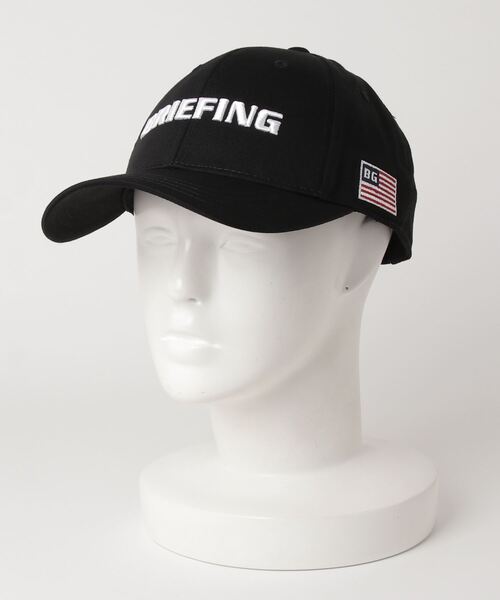 BRIEFING(ブリーフィング)の「【ブリーフィングゴルフ】MENS BASIC CAP/メンズベーシックキャップ(キャップ・メンズ・ホワイト/ブラック/ネイビー/オリーブ・FREE)」の1枚目の写真