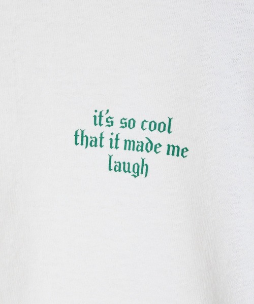 WEGO(ウィゴー)の「WEGO/グラフィックラグランショートロンT(Tシャツ/カットソー・レディース・ブラック/グリーン・SMALL/MEDIUM)」の13枚目の写真