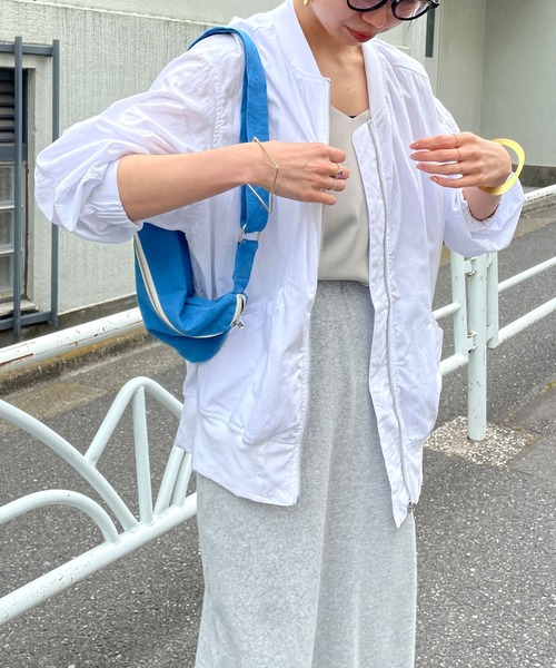 Omekashi（オメカシ）の「MA-1（MA-1・レディース・キャメル/オフホワイト・FREE）」の2枚目の写真