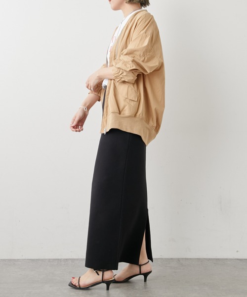 Omekashi（オメカシ）の「MA-1（MA-1・レディース・キャメル/オフホワイト・FREE）」の13枚目の写真