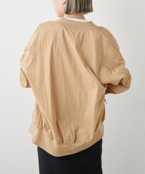 Omekashi（オメカシ）の「MA-1（MA-1・レディース・キャメル/オフホワイト・FREE）」の8枚目の写真