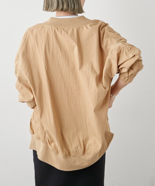 Omekashi（オメカシ）の「MA-1（MA-1・レディース・キャメル/オフホワイト・FREE）」の9枚目の写真