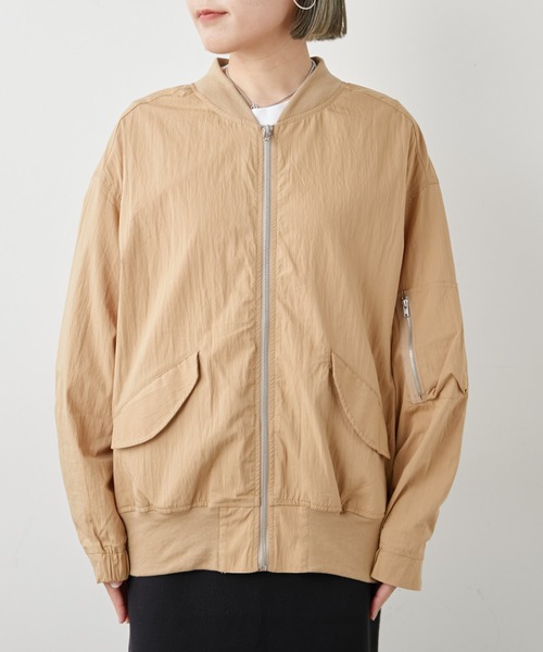 Omekashi（オメカシ）の「MA-1（MA-1・レディース・キャメル/オフホワイト・FREE）」の17枚目の写真