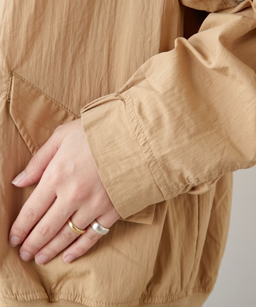 Omekashi（オメカシ）の「MA-1（MA-1・レディース・キャメル/オフホワイト・FREE）」の21枚目の写真