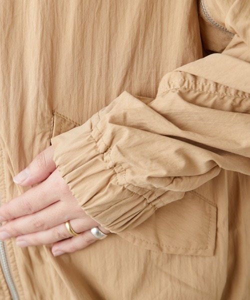 Omekashi（オメカシ）の「MA-1（MA-1・レディース・キャメル/オフホワイト・FREE）」の22枚目の写真