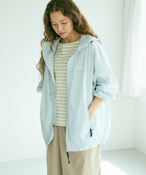 PUAL CE CIN（ピュアルセシン）の「切り替えボーダーT（Tシャツ/カットソー・レディース・ブラック/ライトグリーン/ブルー・FREE）」の7枚目の写真