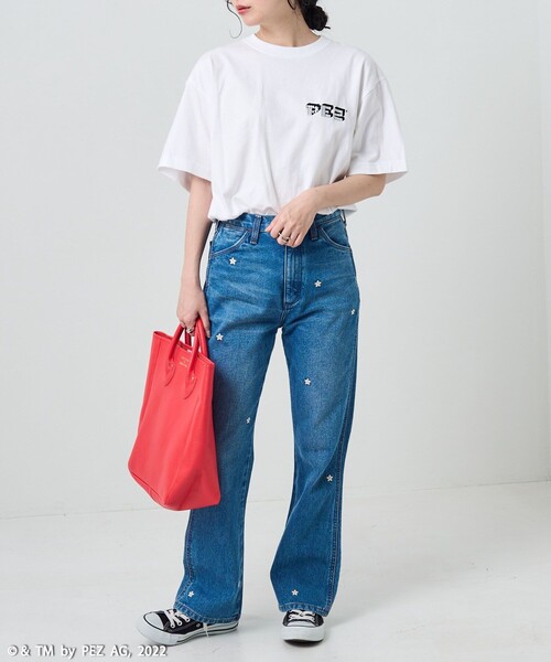FREAK'S STORE(フリークスストア)の「PEZ 9dispenser T-shirt/ ペッツ9ディスペンサーTシャツ(Tシャツ/カットソー・レディース・ホワイト・フリ-)」の10枚目の写真