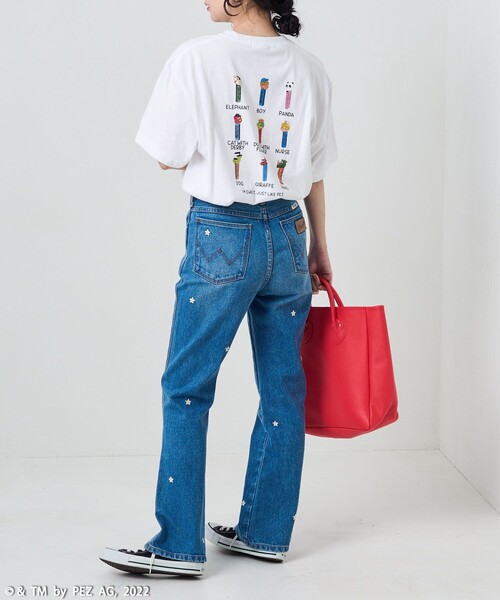 FREAK'S STORE(フリークスストア)の「PEZ 9dispenser T-shirt/ ペッツ9ディスペンサーTシャツ(Tシャツ/カットソー・レディース・ホワイト・フリ-)」の13枚目の写真