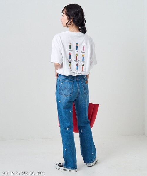 FREAK'S STORE(フリークスストア)の「PEZ 9dispenser T-shirt/ ペッツ9ディスペンサーTシャツ(Tシャツ/カットソー・レディース・ホワイト・フリ-)」の14枚目の写真