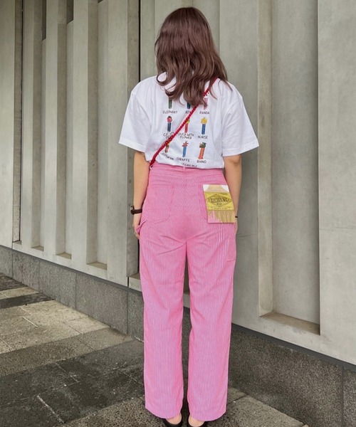 FREAK'S STORE(フリークスストア)の「PEZ 9dispenser T-shirt/ ペッツ9ディスペンサーTシャツ(Tシャツ/カットソー・レディース・ホワイト・フリ-)」の15枚目の写真
