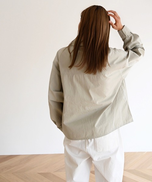 CANAL JEAN（キャナルジーン）の「RED CHOP WORKS(レッドチョップワークス) ポケットジャケット（その他アウター・レディース・グレー/オフホワイト・ONE SIZE）」の10枚目の写真