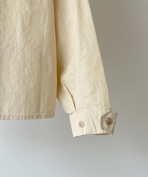 CANAL JEAN（キャナルジーン）の「RED CHOP WORKS(レッドチョップワークス) ポケットジャケット（その他アウター・レディース・グレー/オフホワイト・ONE SIZE）」の12枚目の写真