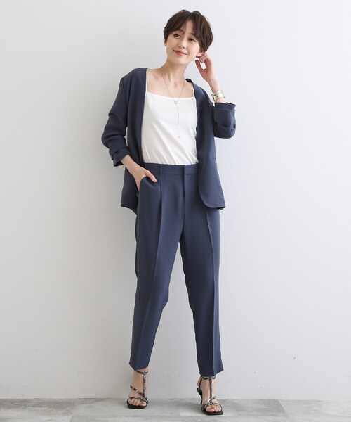INDIVI（インディヴィ）の「【日本製】インナーキャミソール（タンクトップ・レディース・ライトグレー/ホワイト系/ブラック/ブルー・19/05/40/13/36/38/15 ）」の20枚目の写真