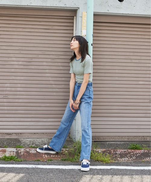 MILLER(ミラー)の「MILLER/CREW TEE(Tシャツ/カットソー・レディース・ブルー/パープル/ブラウン・FREE)」の17枚目の写真